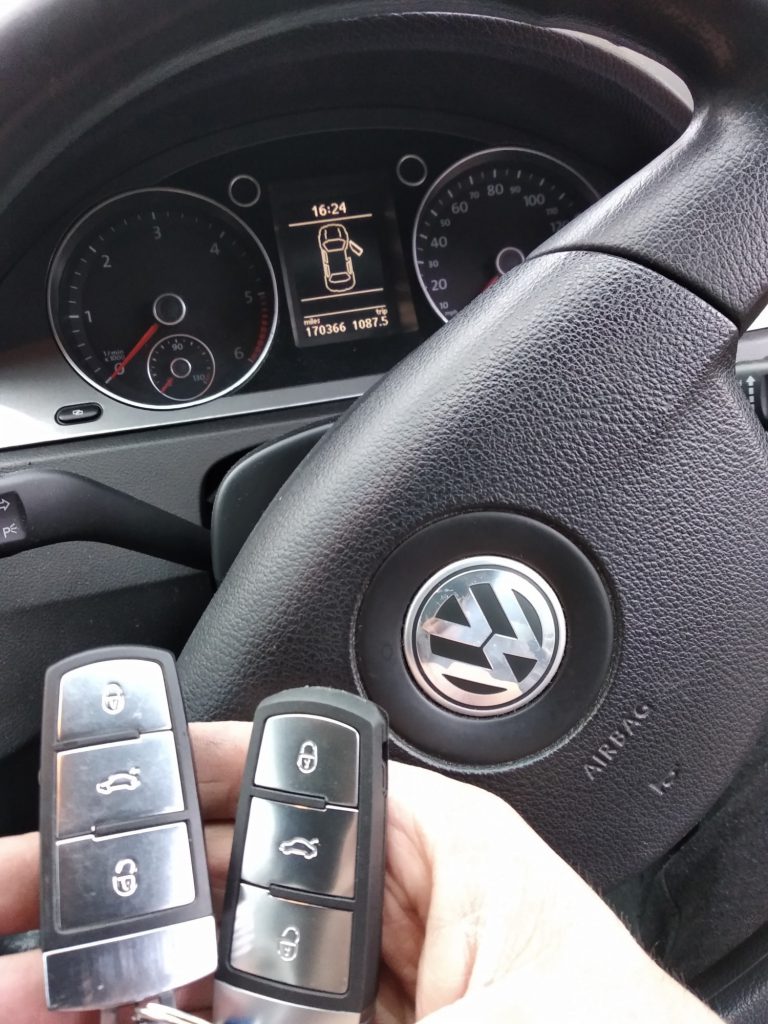 Клониране на транспордер на VW Passat